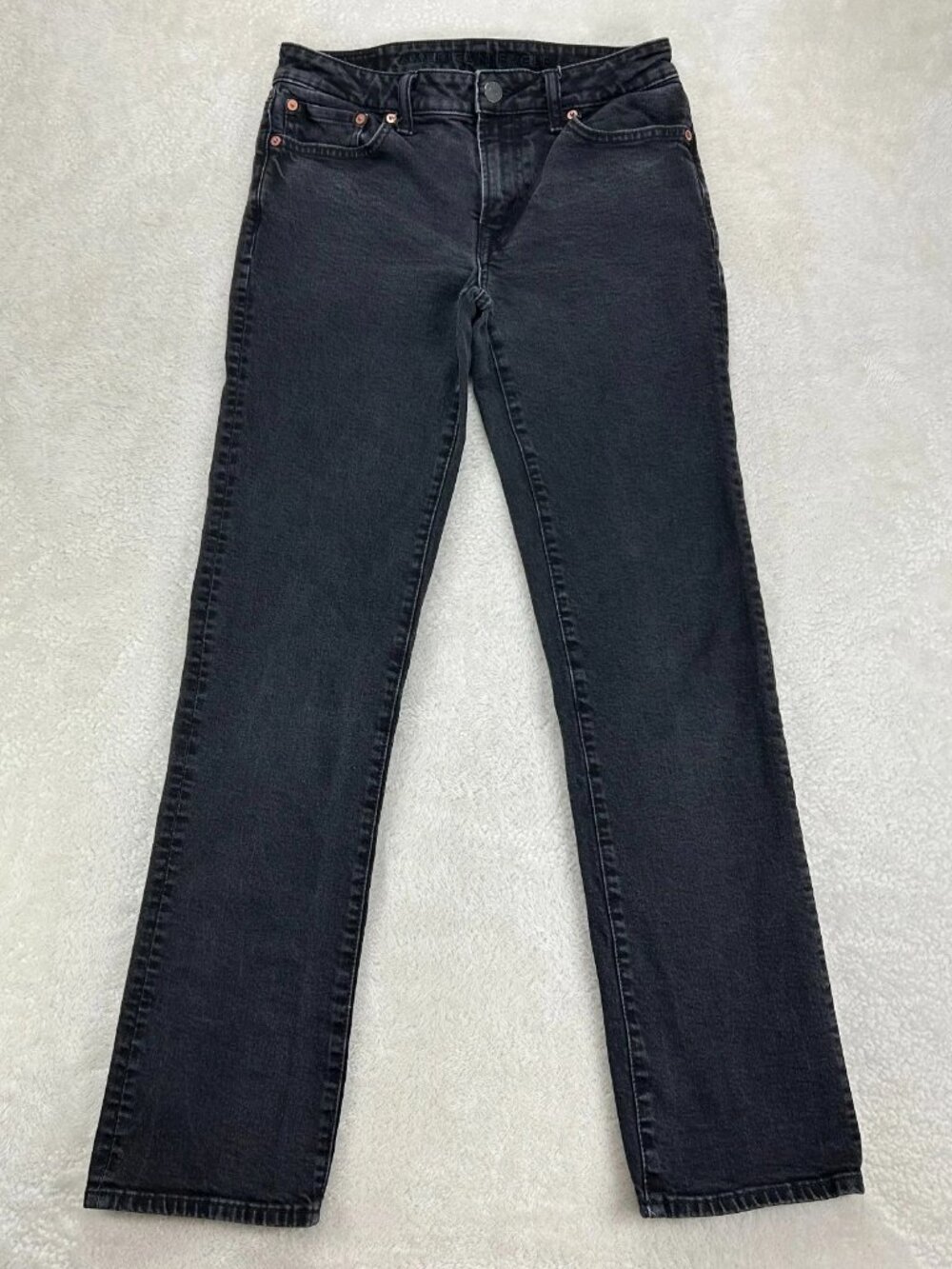 American Eagle Outfitters AirFlex+ Original Bootcut Jeans Mens 29x34 Black Denim